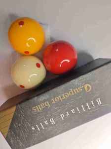 Gran oferta, Bola de billar, Material de resina, carambola, 3 uds., Bola de 61,5mm para juego de mesa de Carambola - Product Image 5