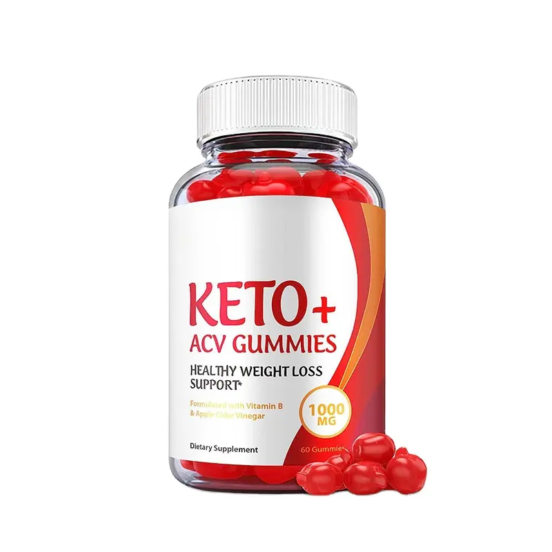 Oem Private Label Best Verkopende Vitaminesupplement Afslankpillen Keto Appelazijn Gummies Suikervrij