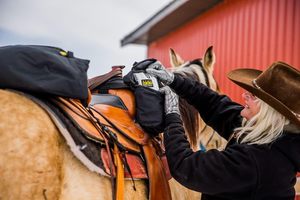 Échantillon gratuit Sacs à bouteille d'eau en nylon résistant personnalisés Sac de selle de cheval Logo personnalisé Sacs de selle de moto - Product Image 5