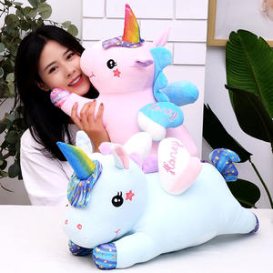 सर्दियों के लिए तकिया कंबल 2 में 1 2-इन-1 भरवां यूनिकॉर्न तकिया और कंबल सेट प्यारे यूनिकॉर्न प्लश खिलौने बहु-कार्य कुशन - Product Image 5
