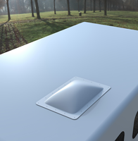 Remplacement universel de la couverture de lanterneau de toit de camping-car, dôme extérieur couleur fumée, pour camping-car, caravane, motorhome