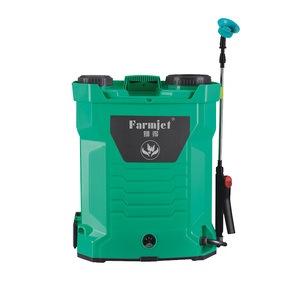 Farmjet-máquina de pulverización agrícola, rociador eléctrico con batería, mochila, doble bomba, 16L, 18L, 20L