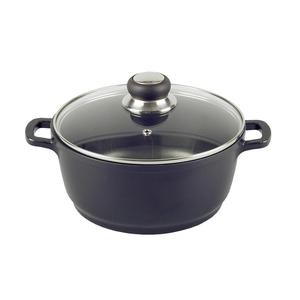 Delta Meat <b>Pot</b> 1.3 L 16 Cm Cast Aluminum With Glass Lid <b>For</b> Stovetop Use - Product Image 1