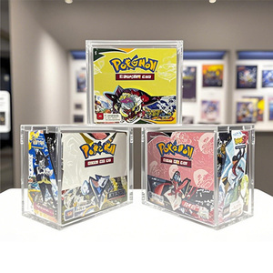 100% UV bảo vệ rõ ràng Acrylic hiển thị từ trường hợp hộp tăng cường gói hộp cho Pokemon với tuyệt vời Rack hiển thị các tính năng - Product Image 6