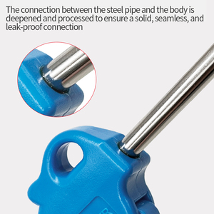 Pistola de Aire Comprimido THB B33-11 OEM, Cumple con la Normativa OSHA |   Varilla de extensión de acero de 27 cm y 8 mm para herramienta neumática |   Limpieza de Polvo en Maquinaria Industrial - Product Image 6