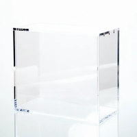 Boîte acrylique ETB personnalisée anti-poussière, fermeture magnétique transparente, affichage anti-décoloration pour boîte Elite Trainer