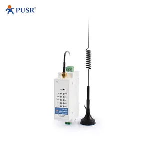 USR-DR504-G Global Din Rail Modbus Gateway RS485 Industrial Gps Gprs Cellular Modems With Sim Card