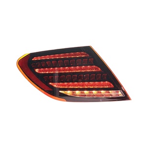 2007-2014 for C-Class W204 Taillight Assembly Modified <b>LED</b> Running Water <b>Light</b> <b>Red</b> New 12V C W204 2007-2014 New <b>Red</b> Lens <b>LED</b> Tai - Product Image 1