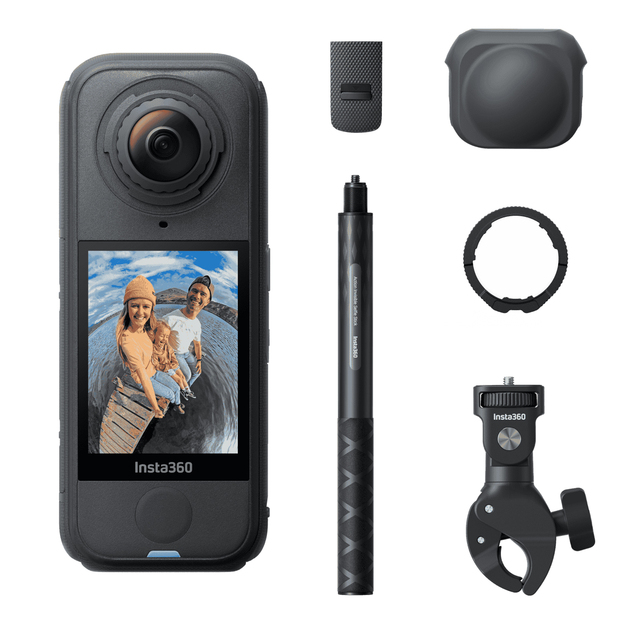 Insta360 X4 Air 8K Waterproof 360 Action Camera F1.95 Aperture 4K Wide-Angle Video Selfie Stick Removable Lens Guards 105 Min