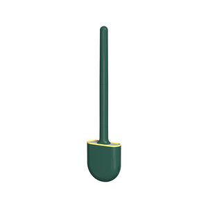 CL361 Long Handle Silicone Toilet Cleaner Brush With Holder Set Bathroom Accessories Wall Mounted Wc Toilet Brush