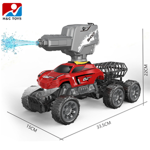 Voiture télécommandée tout-terrain pour enfants avec pistolet à eau, échelle 1:16, 27 MHz, 6 canaux, 6 roues motrices - Product Image 5