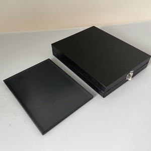 Заводская оптовая продажа черная деревянная табличка на заказ Гравировка черный кристалл сертификат MH-NJ00837 таблички - Product Image 6