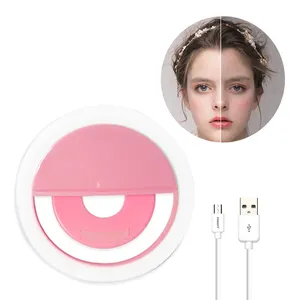 NEON-GLO Hot Sale Popular Custom Tripod Handheld Selfie Stick with Sensor Phone USB Cable Selfie Ring Light
