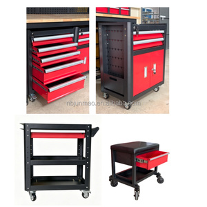 <span class=keywords><strong>Chariot</strong></span> à outils roulant robuste <span class=keywords><strong>pour</strong></span> <span class=keywords><strong>garage</strong></span> et atelier, <span class=keywords><strong>chariot</strong></span> à outils en métal à 3 niveaux sur roues pivotantes lisses, personnalisé avec 1 tiroir et 1 <span class=keywords><strong>porte</strong></span>-outils - Product Image 3
