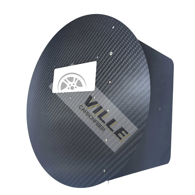 OEM Custom Cnc Machining Parts for Carbon Fiber Round Welding Hoods Helmet High Strength Pancake Mask Carbon Fiber Welding Hood