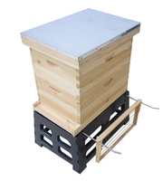 Fournitures d'apiculture Stand de ruche d'abeille avec support de cadre Support de ruche noir pour support de ruche d'abeille