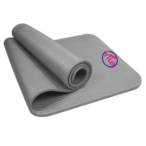 Matras Yoga Nbr Ekstra Tebal, Matras Yoga Tanpa Logo, Tidak Beracun, Cetak, Latihan, Lebar, Ekstra Tebal, 1.5Cm