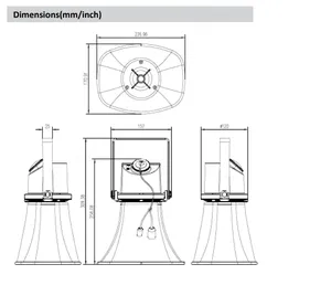 Hitrolink HTI-SH30 15W Ip Speakers Pa System Ip Horn Speaker For Project Waterproof For Outdoor Playground