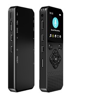 Lecteur MP3 N12 en alliage de zinc USB 2.0 format WMA, réduction de bruit HD, enregistrement de réunions d'affaires, idéal pour le commerce électronique