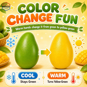 Polvere Pigmento Termocromico che Cambia Colore da Verde a <span class=keywords><strong>Giallo</strong></span> per Giocattoli Antistress Fai-da-te (DIY) Tipo Mango Squishy - Campione Gratuito - Product Image 1