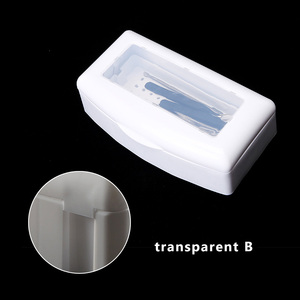 Plastic <b>Nail</b> Sterilizer Box Manicure <b>Nail</b> Art Tweezer Tool Cleaner Salon Disinfection Storage Organizer Container Holder <b>Case</b> - Product Image 5