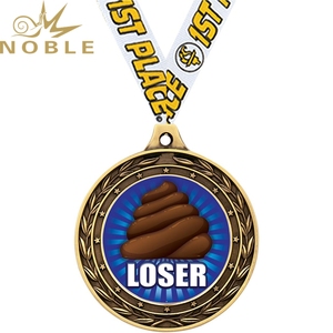 Medalla de esgrima Premium Noble <span class=keywords><strong>con</strong></span> máscara de esgrima 3D, <span class=keywords><strong>espadas</strong></span> cruzadas, ribete decorado <span class=keywords><strong>con</strong></span> estrella, premio de Metal hecho a mano para competiciones deportivas - Product Image 2