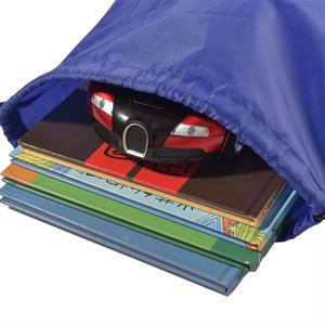 Sacs à cordon personnalisés de haute qualité, sacs de rangement pour épicerie, sacs de sport en polyester à cordon pour transporter un tapis de yoga, impression de logo - Product Image 4