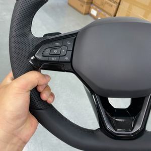 Vente en gros de volant de voiture en cuir personnalisé style sport pour Volkswagen <span class=keywords><strong>VW</strong></span> <span class=keywords><strong>Golf</strong></span> 5 6 <span class=keywords><strong>7</strong></span> <span class=keywords><strong>7</strong></span>.5 6R R Passat CC Gti <span class=keywords><strong>Gte</strong></span> MK8 - Product Image 2