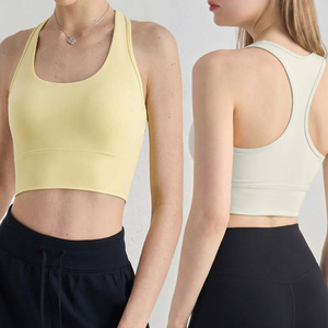 Sujetador Deportivo YIYI con Cuello en U y Espalda Cruzada, de Alta Sujeción, Antichoque, Transpirable, con Relleno No Extraíble, <span class=keywords><strong>para</strong></span> Mujer - Product Image 1