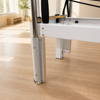 Table de Pilates Cadillac Trapeze en alliage d'aluminium avec barre de poussée et barre de descente pour usage commercial, studio ou domicile
