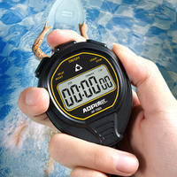 Klassische elektronische Handheld LCD Chronograph Sport Stoppuhr Timer Countdown-Funktion Stoppuhr Stoppuhr