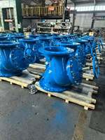 Vanne de régulation hydraulique automatique à triple fonction, anti-retour et équilibrage de débit, port 4 pouces, pression 10-50 bars, modèle Juniu JHL pour