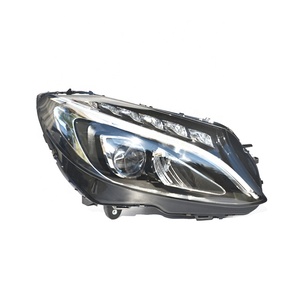 Par de faros delanteros HID de xenón izquierdo y derecho para Mercedes Benz Clase <span class=keywords><strong>C</strong></span> W205 2015 faro delantero 2059067303 2059067403 equipo bajo - Product Image 2