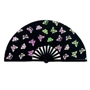 Éventail Holographique pour Soirées - Grand Éventail Pliant pour Festivals et Tenues - Éventail Réfléchissant Arc-en-ciel pour Femmes - Product Image 2