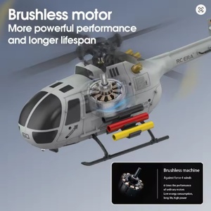 Hélicoptère RC C186S 2.4G 6 axes avec gyroscope, 4 canaux, maintien d'altitude, flux optique, moteur brushless, télécommandé, jouet pour enfants et adultes - Product Image 6