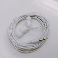Headset Earphone berkabel panjang 3 meter dengan antarmuka 3.5mm Live Stream Gaming tipe-c opsi-earphone pemantauan grosir