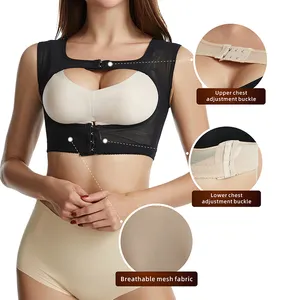 hot selling Improve Breast shape Zip Front Open no steel ring Prevent Sagging push up bra