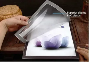 <strong>A4</strong> Self-adhesive <strong>Double</strong> Faced Window Poster PVC Photo <strong>Frame</strong> Magnetic Display <strong>Frame</strong> - Product Image 3