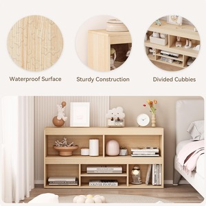 <span class=keywords><strong>Rangement</strong></span> moderne en bois pour jouets, 6 cubes, étagère pour enfants, meubles de chambre et de salon peu encombrants pour garçons et filles - Product Image 3