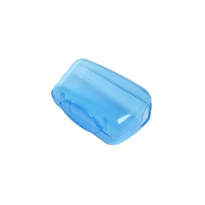 Étui de voyage portable pour brosse à dents, couvercle pliable en plastique, boîte de rangement pour accessoires dentaires d'extérieur avec protection de la tête de brosse - Product Image 5
