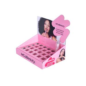 Benutzer definierte 5-<span class=keywords><strong>Tier</strong></span> Kosmetik Karton Boden Display Regal Einzelhandel Counter Top Display Box Lippenstift Wellpappe Display <span class=keywords><strong>Stand</strong></span> - Product Image 3