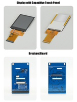 Modul Sentuh LCD TFT MCU 2.4 Inci 240*320 IPS 37Pin ST7789 ILI9341 Layar Tampilan LCD dengan Panel Layar Sentuh Kapasitif FT6336U