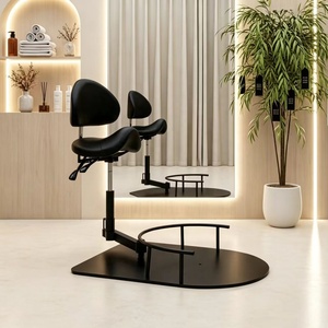 Sillón de Peluquería Ajustable, Giratorio, con Ruedas, para Estilistas y Técnicos de Belleza - Product Image 1