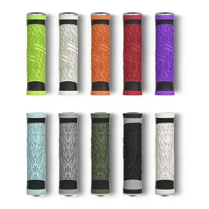Wholesale OEM Mountain Bike Grips Soft Cycling Handle Covers MTB Silicone Bicycle Handlebar Grips