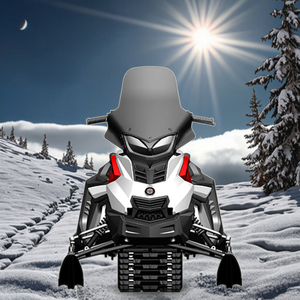 Commander 180CC Hybrid Snowmobile dengan Rangka Baja Kapasitas Beban 150kg 24V Sudut Pendakian 20° untuk Petualangan Off-Road dan Pembelajaran - Product Image 2