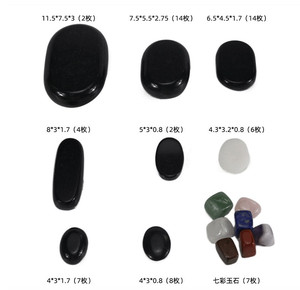 Juego <span class=keywords><strong>de</strong></span> 64 piezas <span class=keywords><strong>de</strong></span> <span class=keywords><strong>piedras</strong></span> calientes <span class=keywords><strong>para</strong></span> masaje, juego Premium <span class=keywords><strong>de</strong></span> rocas <span class=keywords><strong>de</strong></span> <span class=keywords><strong>basalto</strong></span>, Spa, Kit profesional, curación relajante, juego <span class=keywords><strong>de</strong></span> <span class=keywords><strong>piedras</strong></span> lisas negras con caja - Product Image 5