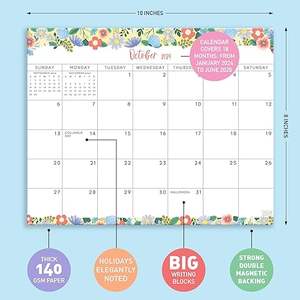 Calendrier magnétique personnalisé de qualité supérieure - Impression UV HD pour des couleurs vibrantes - Product Image 2