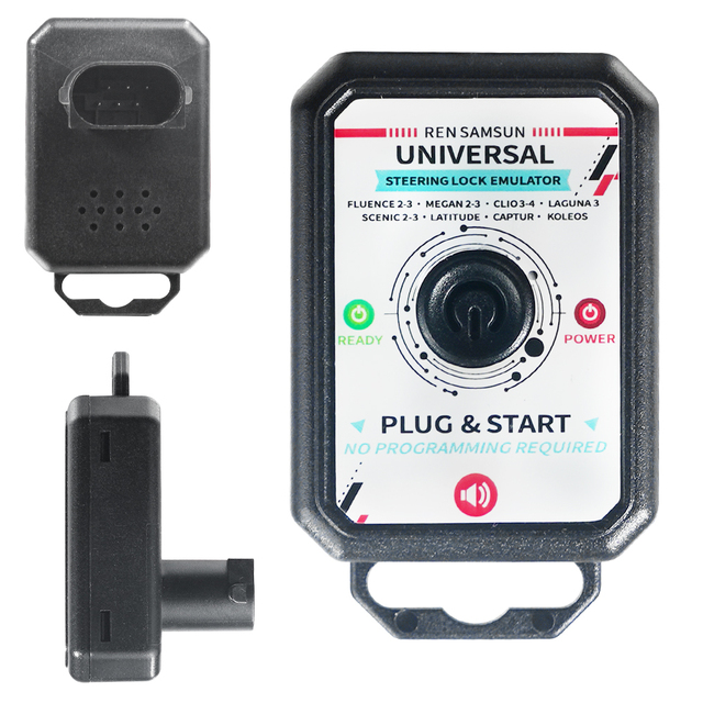 ESL EIS ELV Steering Lock Emulator Simulator for Cars-12V 1 Year Warranty Auto Key Programmer