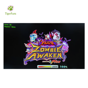 لوحة ألعاب صيد الأسماك الأصلية الشهيرة زومبي أواكن بلس مع شاشة عرض عالية الدقة 86 بوصة باللغة الإنجليزية، موديل لـ 8 لاعبين TF-FB-043 - Product Image 1