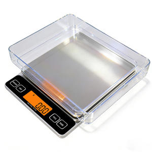 ACCT Silberne Edelstahl-ABS Elektronische Küchenwaage 5kg Kapazität 1g Präzision Langlebig LCD-Hintergrundbeleuchtung ROHS-Zertifiziert - Product Image 1